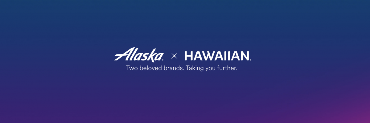 Alaska and Hawaiian Airlines banner