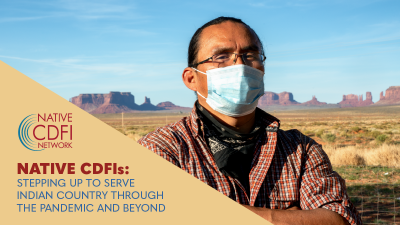 Native Community Development Financial Institution impact report cover.