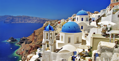 Santorini Skyline