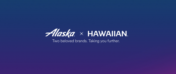 Alaska and Hawaiian Airlines banner